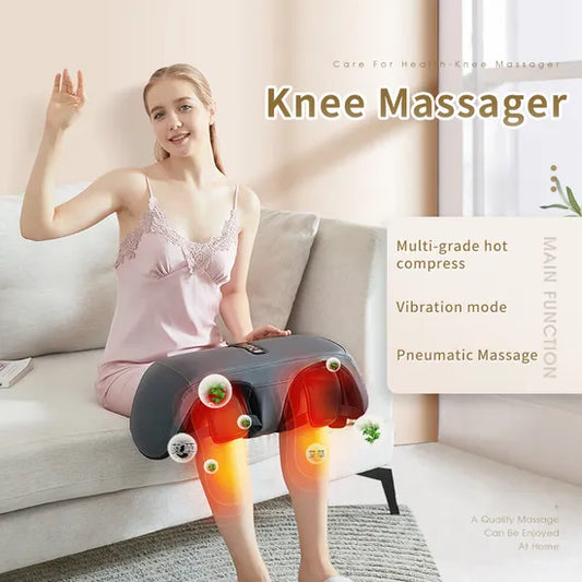 Happy Knees Pro – Profesjonelt kne-massasjeapparat med lufttrykk og varme.